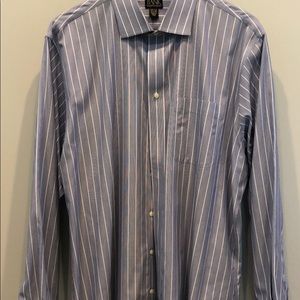 Jos. A. Bank Men’s Dress Shirt Blue Stripe
